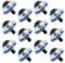 Lot de 12 vis de fixation pour disque dur, compatibles avec HP 2,5, HDD 6000 6005 Pro 8000 8100 EliteDesk ProDesk G1 G2, vis d'équipement serveur, vis SSD, amortissant les chocs