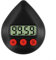 AugustknowU Minuteur numérique programmable, minuteur de douche, réduction des factures d'eau, compte à rebours, alarme, pour salle de bain, cuisine (noir)
