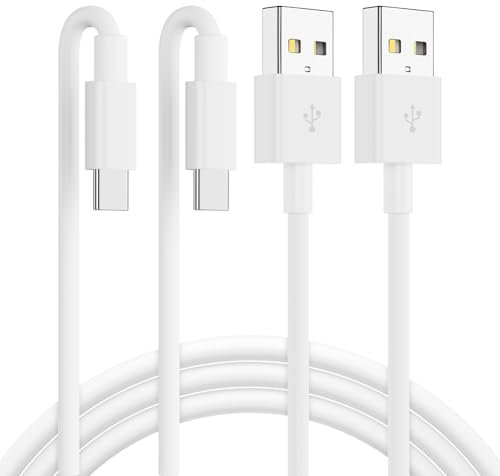 Car Carplay Cable for Apple iPhone 16 Pro Max/16 Plus/15 Pro/15, 2Pack 2M USB A to USB C Carplay Charger Cable Lead for iPad Pro 12.9/11 inch/iPad Air 5th/iPad Mini 6th Gen iPad Type C Charging Cable