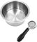 51mm Coffee Portafilter Basket, 2 Cups Stainless Steel Pressurized Coffee Filter Basket Bottomless Portafilter Espresso Machines Accessories