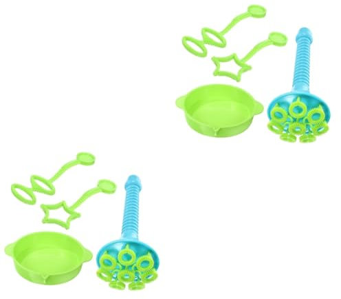 IMIKEYA Seifenblasen Set Für – 4 Stück - Inklusive Schmutzfreien Botanischen Blasen Und Tauchtablett - Ideal Für Kindergeburtstage Partys Und Hochzeiten Sorgt Für Grenzenlosen