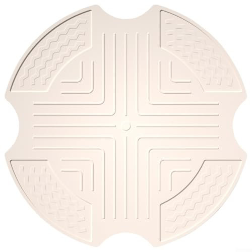 Manique en silicone pour cuisine, tapis chauffant antidérapant, résistant aux taches, pour plats chauds, repose-cuillère, poêle chaude (beige)