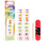 Mylee Gel Nail Wraps [Born This Way] – Pride Collection – 10 Pre-Cured Gel Stickers – No Lamp Needed, Chip-Resistant, Glossy Finish, Lasts Up to 14 Days – Easy to Apply, Vegan & Cruelty-Free