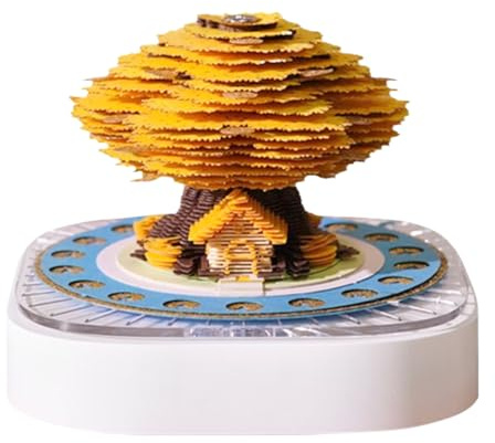 Calendrier 3D 2026,Arbre Bloc-notes Arts et Artisanat - Calendrier 3D Bloc-Notes à Pages Arrachables | Pour Maison Bureau Ecole Etudiant Famille Noel