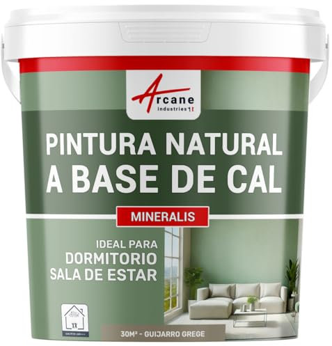 Pintura de Cal para Interior - MINERALIS - Guijarro Greige - ARCANE INDUSTRIES