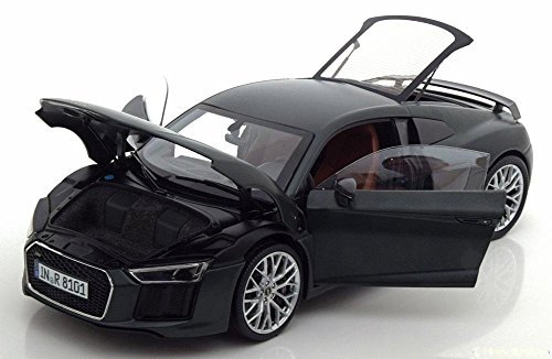 Audi R8 V10 Plus Coupe, matt-dunkelgrün, 2015, Modellauto, Fertigmodell, I-iScale 1:18