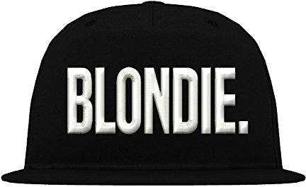TRVPPY Unisex Snapback Cap Modell Blondie Kappe Schwarz