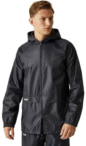 Regatta Kids Stormbrk Veste imperméable Enfant Noir FR : XL (Taille Fabricant : 13 Ans)