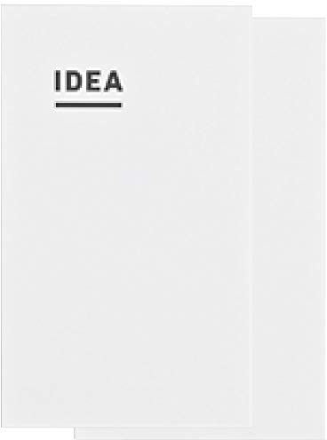 Kokuyo JIBUN_TECHO IDEA Notizbuch, A5, schmale Größe (21,1 x 12,4 cm), 3 mm kariert, 40 Blatt, dünnes Papier, 2 Stück, Japan Import (NI-JCA3)