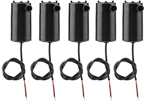 5pcs DC 3V-5V Mini bomba de agua sumergible para acuarios hidropónicos y más