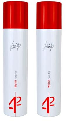 2x 300ml Vitality's WEHO Final Fix Haarlack