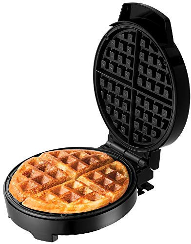 Lumme Waffle Machine Electric Waffle Maker Waffle Maker Waffle Iron Individual Waffles, Paninis, Hash browns, Breakfast on the other way, Lunch or Snack (Black)