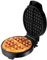Lumme Gaufrier électrique - Gaufrier individuel, paninis, marron cendré, petit déjeuner ou collation (noir)