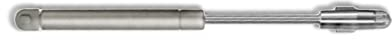 PISTONE A GAS PER PENSILI KRABY FRIZIONATO LIVENZA (VARIE MUSIRE E NEWTON DIPSONIBILI) (244 mm 90 N, GRIGIO)