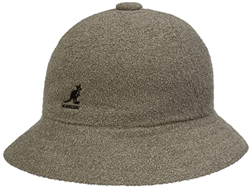 Kangol Bermuda Casual Stoffhut Sommerhut Glockenhut Unisex Strandhut (XL (60-61 cm) - Taupe)