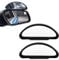 Taylor & Brown 2 Pack Blind Spot Mirrors, Large Adjustable Wide Angle Side Rear View Mirror Additional Security Safety Auxiliary Mirror for Universal Cars