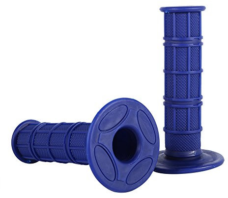 Yctze para puños para Moto Beta rrt 49 Manguitos Motocross Empuñaduras de Mano para Motocicleta, 1 par, Izquierda, Derecha, Azul, Rojo, Gris, Negro, Universal, 22 mm, 7/8 , Barra de Silicona Suave,