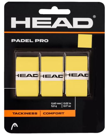 HEAD Unisex-Adult Padel Pro Griffband, Gelb, One Size