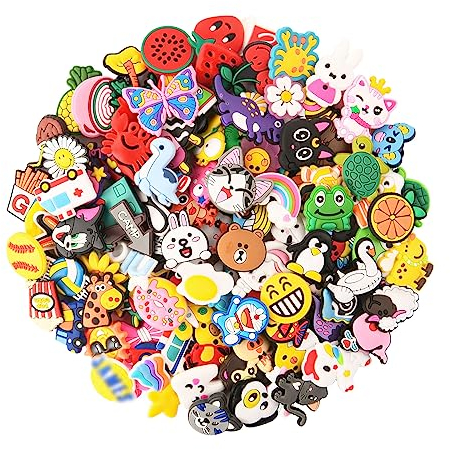 Ainiv 110 Schuh-Charm für Kinder, Schuhanstecker, Cartoon-Dekoration, PVC Shoe Charms, für Kleinkinder, Clog-Dekor für Mädchen und Jungen
