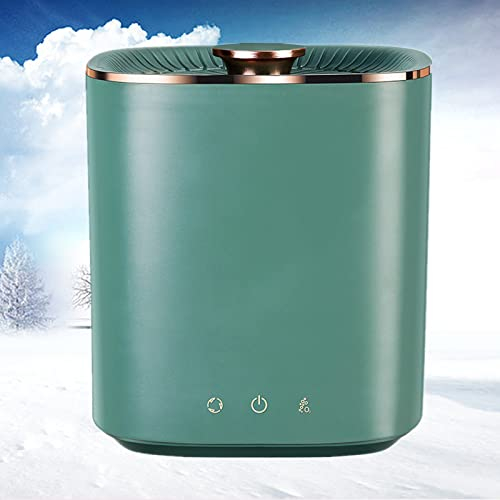 PanHuiWen Washing Machines Small Washers 2.5L Turbine Mini Washing Machines and Dryer with Blue Light for Outdoor Caravans Small Apartments and Travel,green-ordinary