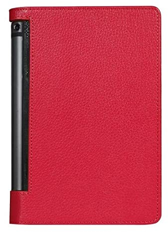 EMFYL 1fortunate Hüllen for Lenovo Yoga Tablet 3 10.1 X50l x50m x5. 0f, Pu. Lederständer Fall for Lenovo Yoga Tab 3 10.1 Yt3-x5. 0l / m/f (Farbe : Style1 red)