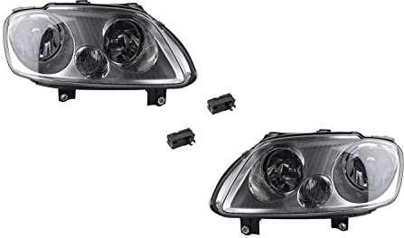 Johns, Scheinwerfer Halogen passend für VW Touran 1T Set Links & Rechts ink. Stellmotor