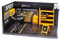 perfk 1:24 Voiture Garage Diorama Modèle de Voiture Atelier Scène Modèle DIY Jouets DIY Assemblée Enfants Cadeaux Paysage DIY Atelier de Réparation Modèle, sans Conseil
