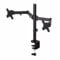 Multibao Dual Monitor Arm Desk Mount Stand for 13-27 inch LCD LED Computer Screen, Ergonomic Height Adjustable Arm Bracket
