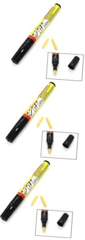OUNONA 3stücke Car Auto Motorrad Kratzer Reparatur Lackstift Transparente Ölmalstift Für Effektive Lackschädenbehebung Und Tragbar Für Fahrzeugliebhaber