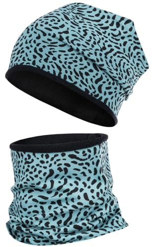 Smarilla Wintermütze + Schlauchschal Winterset Beanie Snood Fleece
