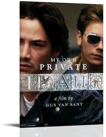 ijshndgn My Own Private Idaho-Poster, Vintage-Kunst, Raumdekoration, ästhetisches Poster für Schlafzimmer, Wohnzimmer, Wände, ästhetisches Poster, 50 x 75 cm, Rahmenstil