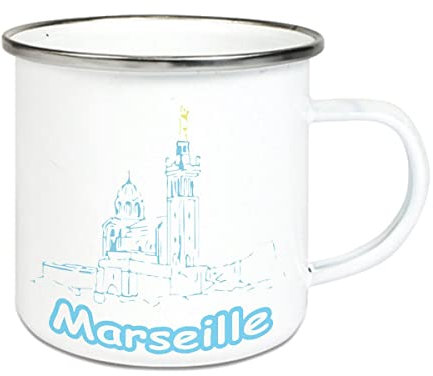 Cbkreation Tasse acier émaillé Marseille