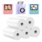 5 Rolls Kids Camera Printing Paper for Kids Instant Print Camera, Zero Ink Print Photo Paper