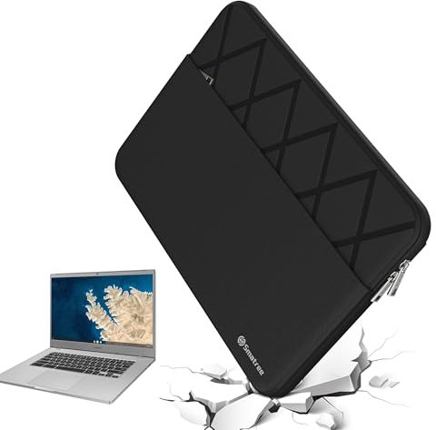 Smatree Housse pour Ordinateur Portable 15,6 Pouces pour Samsung Chromebook 4+, Samsung étui de Protection avec Poche pour Accessoires (E602)