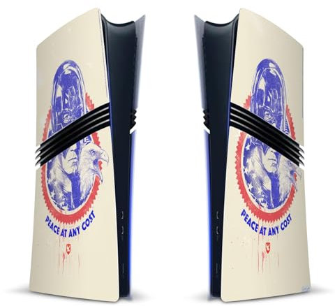 Head Case Designs Offizielle Peacemaker: Television Series Christopher Smith & Eagly Graphics Vinyl Haut Gaming Aufkleber kompatibel mit Sony PlayStation 5 PS5 Pro Digital Edition Console