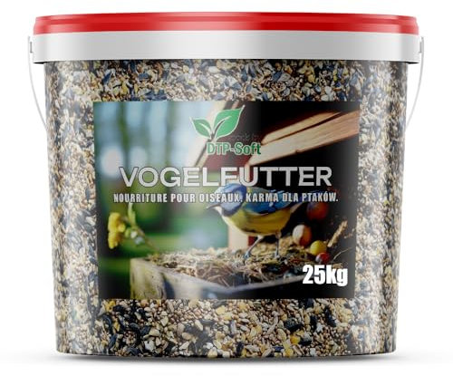 Nourriture pour oiseaux sauvages 4 saisons Seau de 25 kg