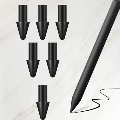 VOVIPO 6 Pointes de Rechange compatibles avec Les stylos Remarkable Paper Pro et Les Pointes de Rechange compatibles avec Remarkable Marker Plus-Noir