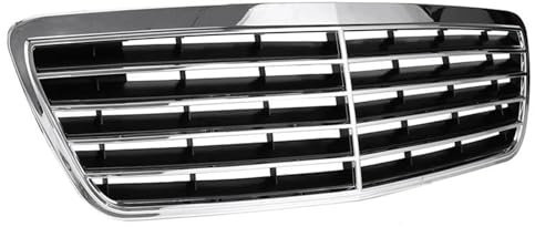 IENQBVL Front Bumper Grille Für Mercedes Für Benz W210 E200 E180 E300 1999 2000 2001 Auto-Frontstoßstangengitter-Grill Front Kühlergrille