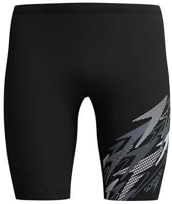 Speedo Medley Logo Jammer für Herren, Schwarz, 1