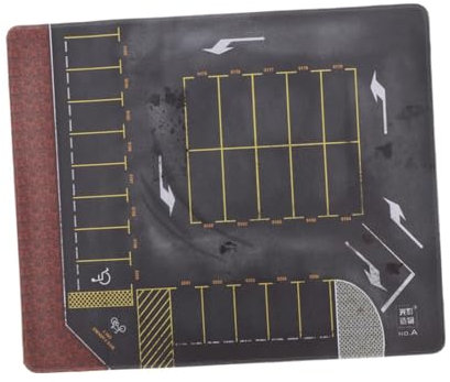 MagiDeal Modèle de Parking 1/64, Diorama de bâtiment, aménagement, Tapis de scène de Voiture, Affichage de scène de Garage de Voiture moulé sous Pression pour