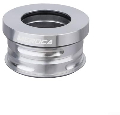 Premium Aluminum Alloy Bike Headset with Double Bearings for Dahon Folding Bicycle (Silver)