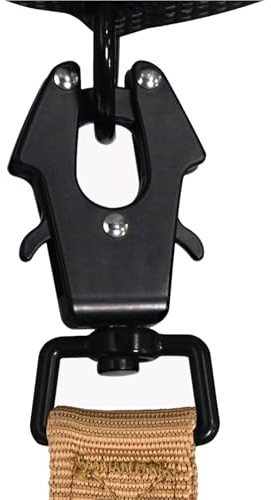 Karabiner Hundeleine Frog Clip, Metall Schnellverschluss Karabinerhaken Mit 360° Drehgelenk, Rostbeständiger Hundeleine Karabiner Für Outdoor Training Wandern Spaziergänge, 7 x 3,5 cm