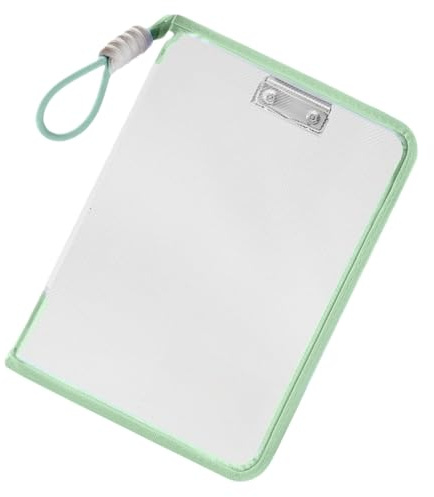 Buchhülle mit Reißverschluss – Ordner-Organizer | Transparente Buchtasche, transparente Reißverschluss-Bücherhülle mit Ordner für Lehrbücher, Dokumente und Zubehör, Schulrucksack-Organizer