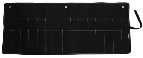 Tumintu Meißel-Hängetasche, Canvas-Tasche, Werkzeugrollenhalter, Schraubenschlüsseltasche, 15 für Messer, Hämmer, Hohleisen,