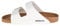 Birkenstock Classic Unisex Arizona Birko-Flor Slides, White, 38 EU