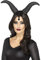 Demonic Queen Black and Lace Horn Headband