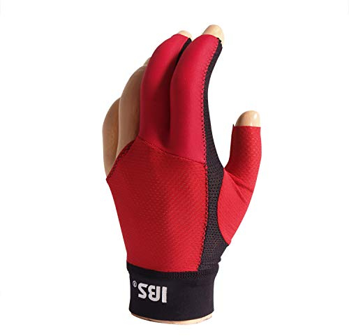 Manuel Gil Handschuh Billard IBS Glove Gold Mesh Red