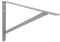 Toolerando Regalträger Regalwinkel Regalhalter, Tragkraft 50 kg/Träger, 330 x 500 mm, Silber