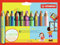 STABILO - Duo Buntstift, Wasserfarbe & Wachsmalkreide - woody 3 in 1 duo - zweifarbige Mine - 10er Pack mit Spitzer - mit 10 Stiften und 20 verschiedenen Farben