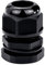 Conextlink 5pcs Waterproof IP68 Nylon Firewall Bushing Grommet Cable Gland Joint Adjustable Locknut Protectors for Power Cable (1/0 Gauge, Black) （19001）